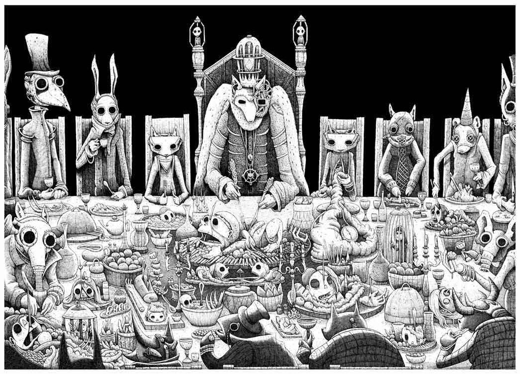 ‘The banquet of the child beast’ ‘The banquet of the child beast’